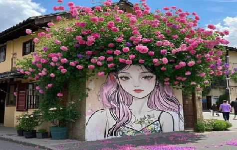  坡头怎么设计网红打卡墙绘