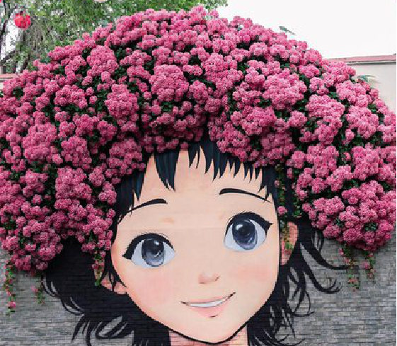  坡头墙体彩绘-网红墙打卡