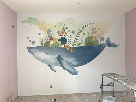 坡头手绘墙的特点及优势。